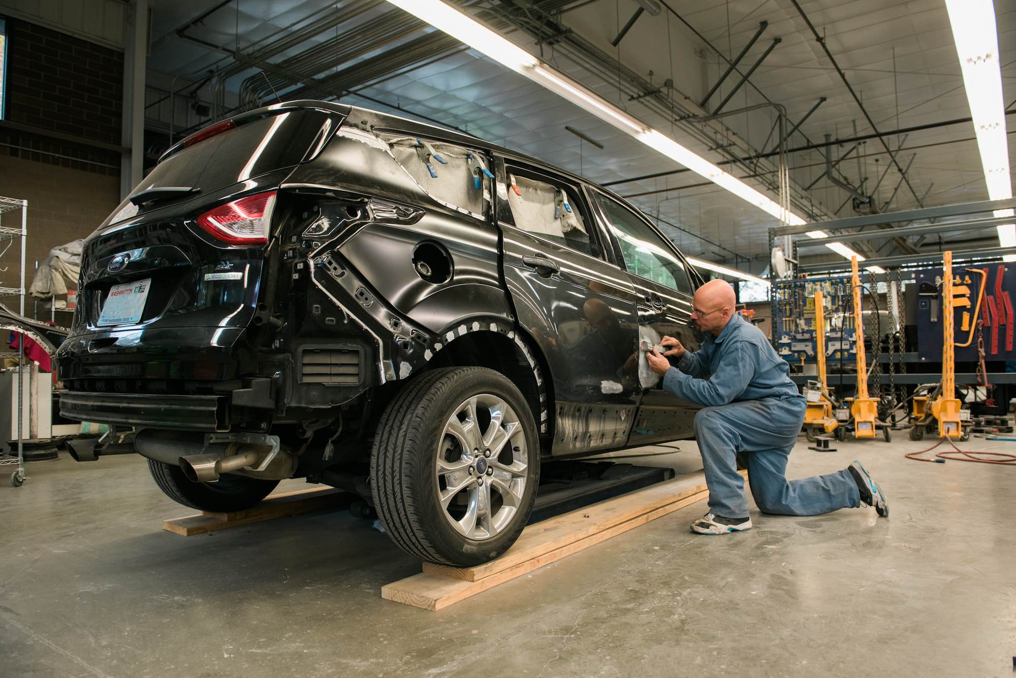 Collision repair — body and paint restoration